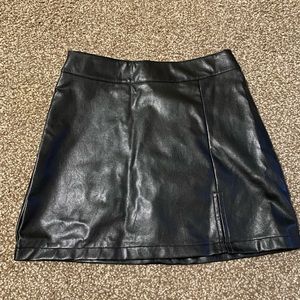 Leather skirt from Shein
